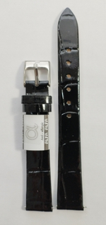 14 мм. Ремень из натуральной кожи. Лаковый крокодил.