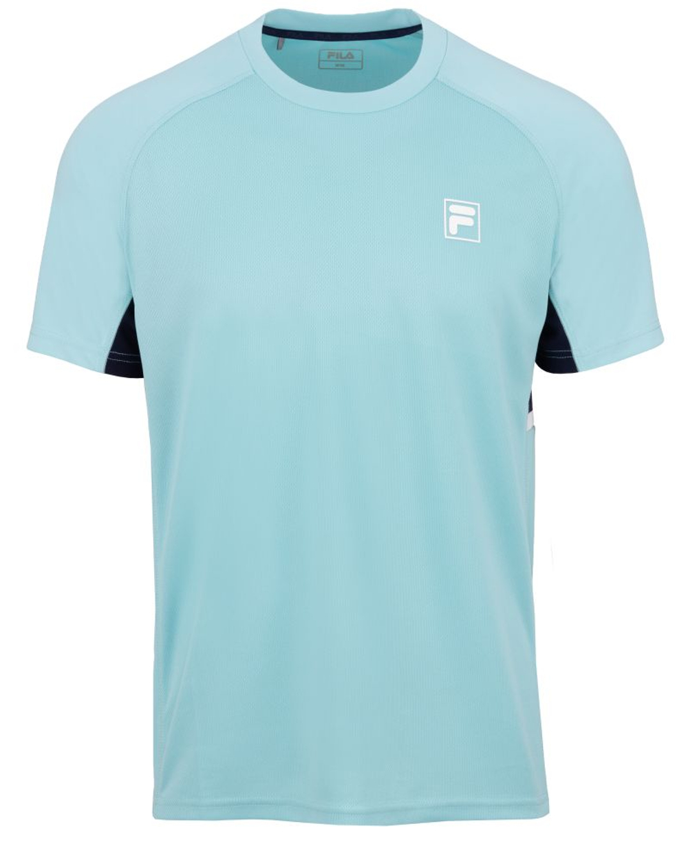 Мужская теннисная футболка Fila Thilo - aqua sky