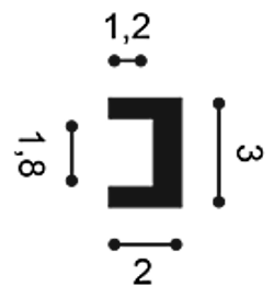 Карниз Duropolymer, 20x30 мм