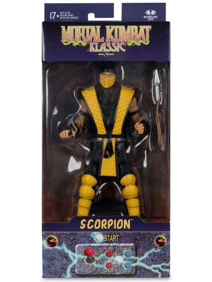 Фигурка McFarlane Mortal Kombat Мортал Комбат Скорпион Scorpion Klassics 18см 18025 / фигурка по мотивам игры "Мортал Комбат", Скорпион