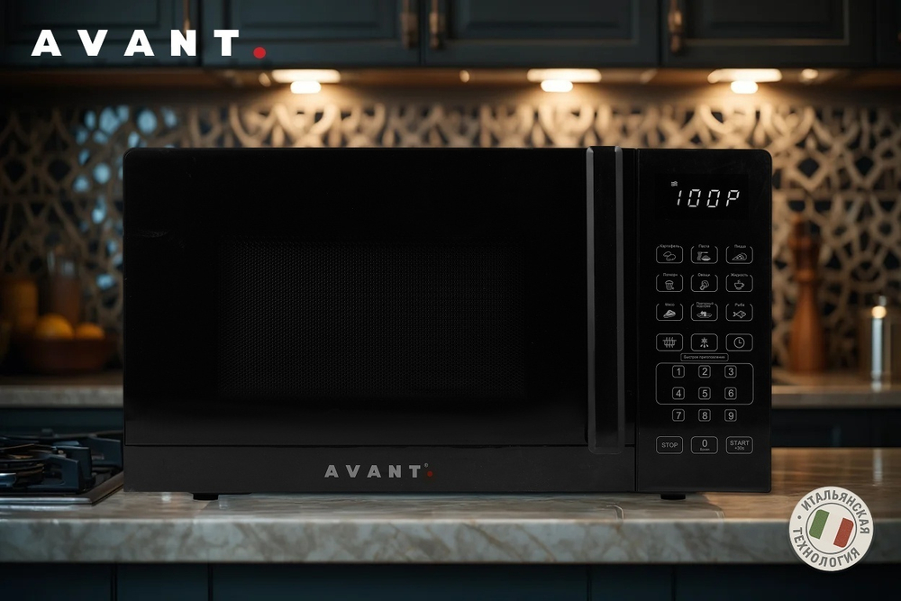 Микроволновая печь AVANT MO-21P700ID-W01B черный