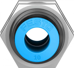 Муфта цанговая для панельного монтажа прямая Festo QSS-10 (комплект 10 шт)