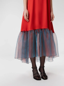 Платье с воланами OLA OLA