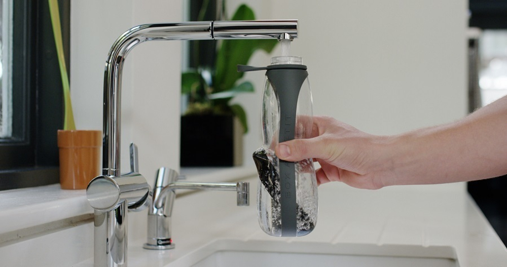 Экобутылка с фильтром black+blum, eau good duo,700 мл,  голубая