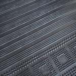 Коврик 40*60см придверный резиновый PIN MAT "Полоски"