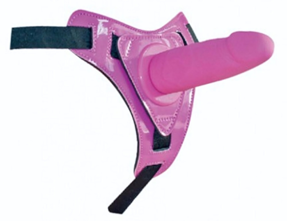 Страпон силиконовый розовый 11 см