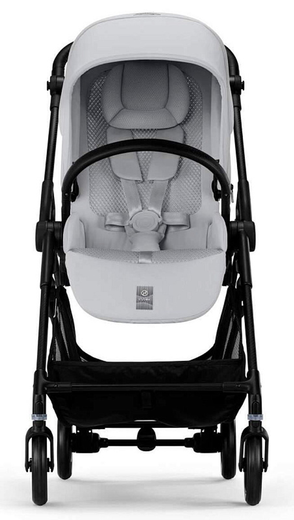 Прогулочная коляска Cybex Melio Carbon New Fog Grey с дождевиком