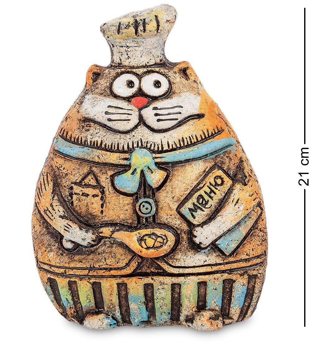 KK- 89 Фигурка «Кот-повар» шамот