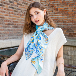 Платок 105х105 Petrusse Idylle Glacier