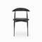 Стул Tor, черный с черной спинкой