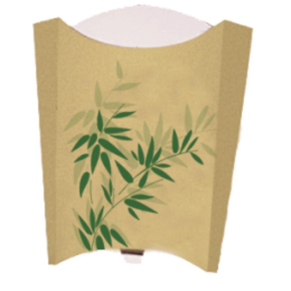 Контейнер картонный Feel Green вертикальный для картофеля фри, 165 гр, 13,5*8,5*16 см, 2
