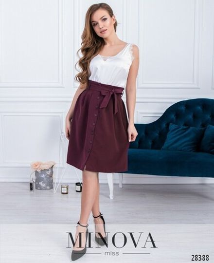 Юбка 1121-1--марсала Minova Фото 2