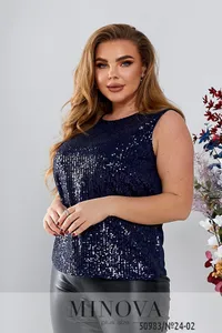 Майка 24-02-синий Minova