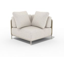 "Мальдивы" трансформирующаяся лаунж-зона из искусственного ротанга, цвет соломенный