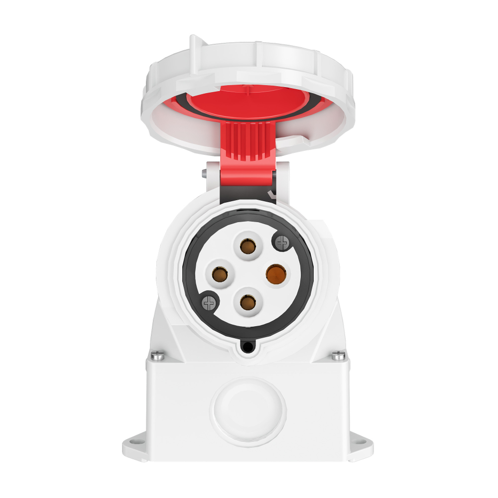 Розетка настенная WS IP67 32A 3P+E 400В 3h