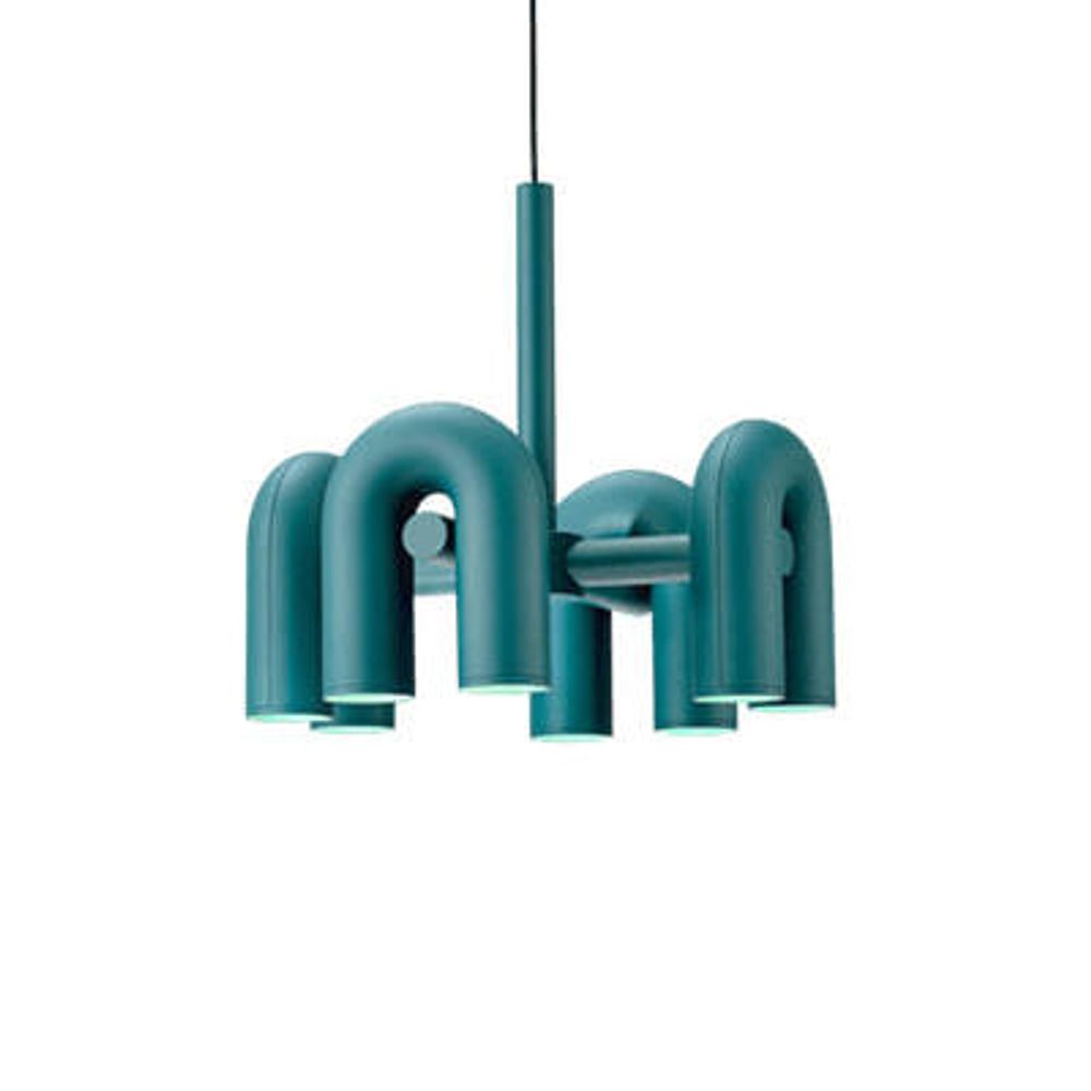 Подвесной дизайнерский светильник Cirkus by AGO Lighting (4 плафона/синий)