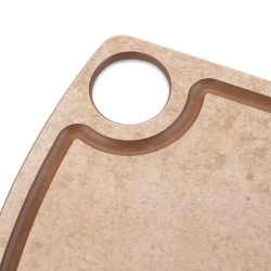 Доска разделочная с желобом 15х22см ComposeEat Fashion порфир кремовый