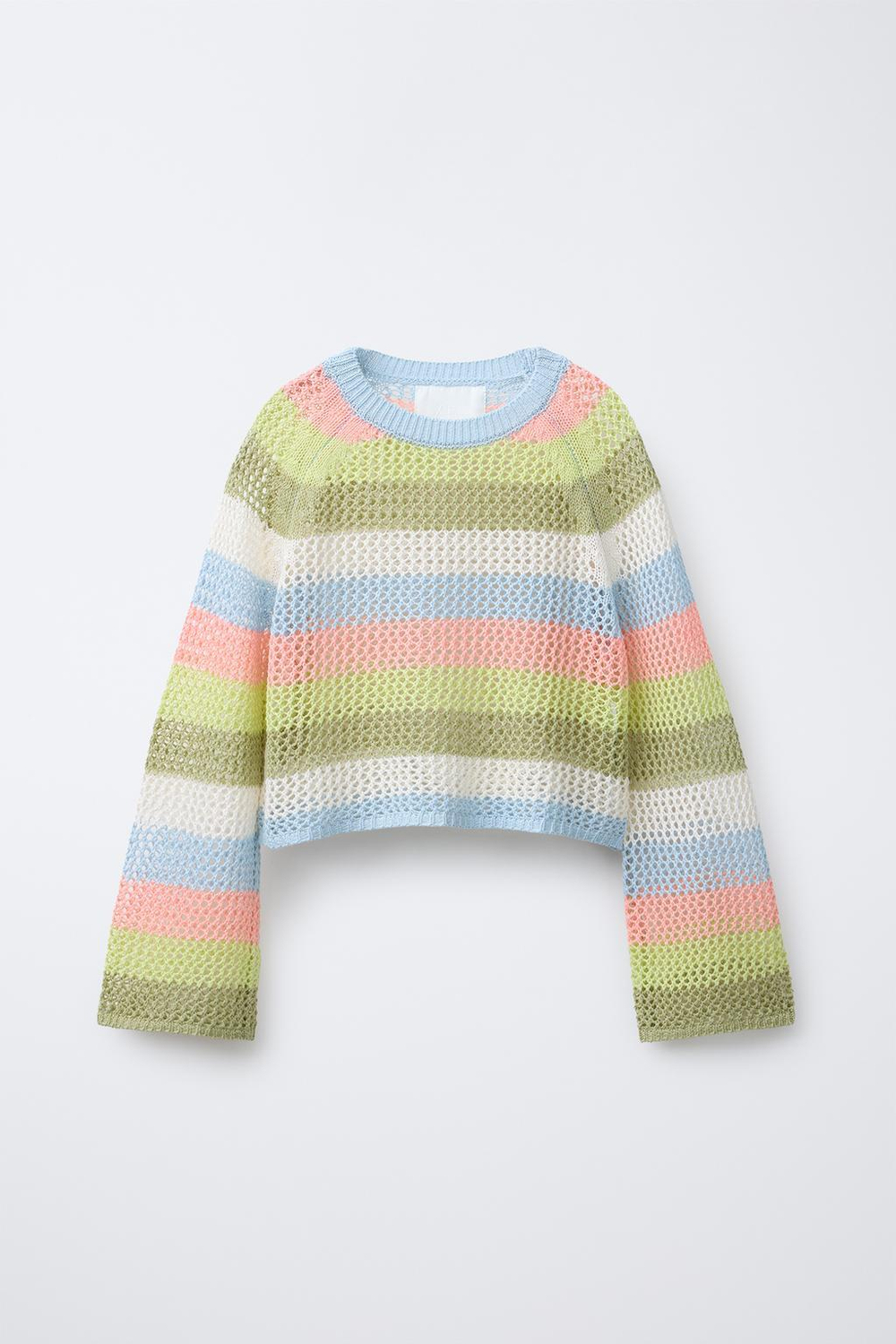 ZARA СВИТЕР В ПОЛОСКУ, РАЗНОЦВЕТНЫЙ