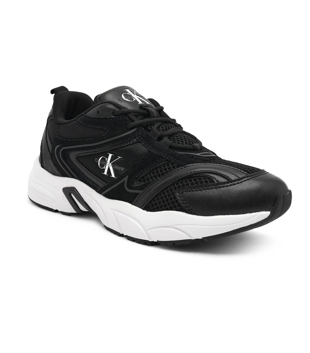 кроссовки retro tennis CALVIN KLEIN JEANS - черный(YM0YM00589)