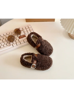 Балетки меховые