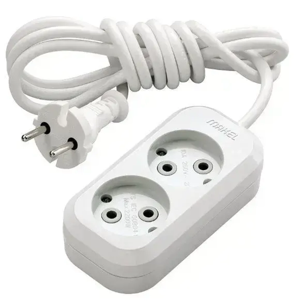 Удлинитель Makel (MGP 102) 2 гнезда 2 метра