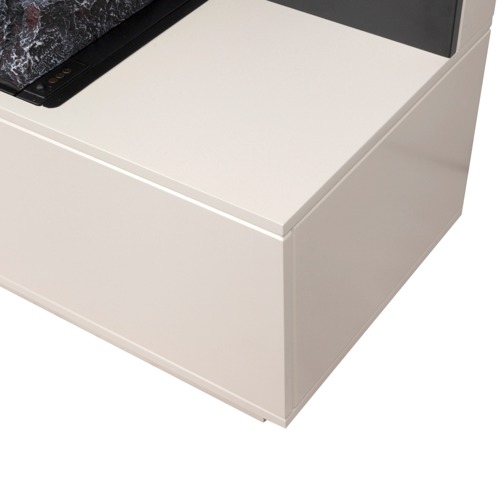 Каминокомплект Real Flame Modern CST630 WT-P614 с очагом 3D Cassette 630 Black Panel