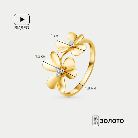 Кольцо золотое