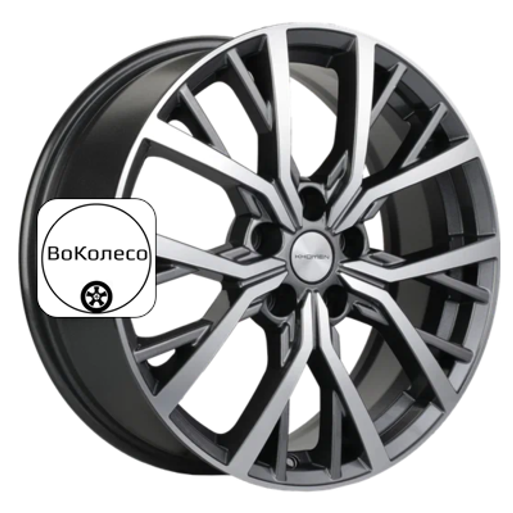 7x18/5x114,3 ET48,5 D67,1 KHW1806 (Sportage) Gray-FP Khomen Wheels