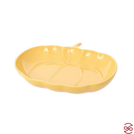 Блюдо сервировочное Repast Pumpkin 23*19*4 см жёлтое