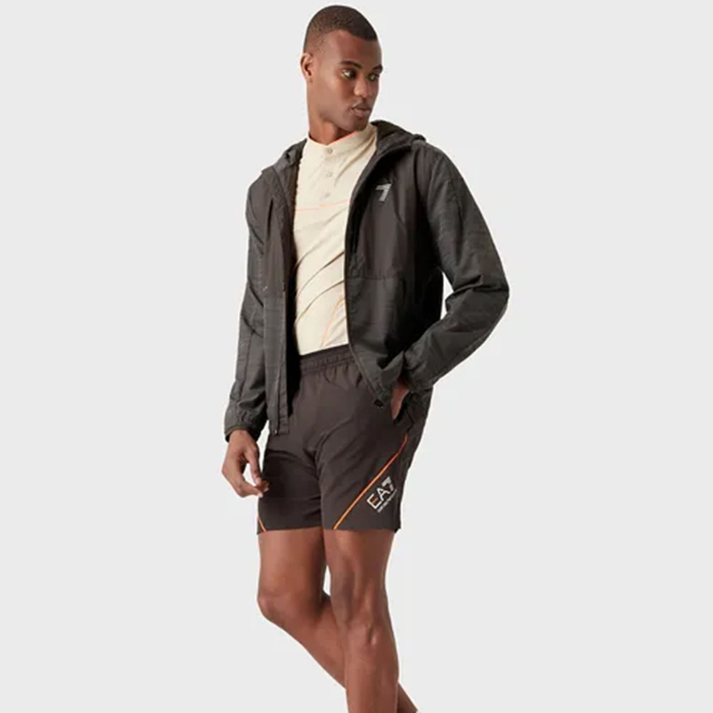 Мужская кофта теннисная EA7 Sweatshirt Men - Beige, Orange