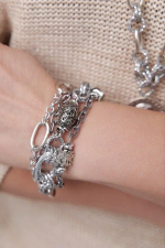 Coins 6 Браслет Silver арт.1590