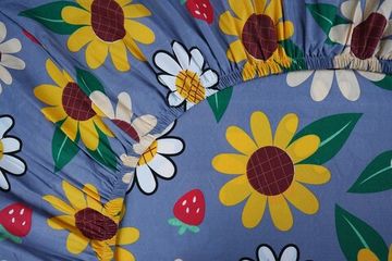 Простыня на резинке Антия ,  90x200х30 , полисатин  DOMTEKC