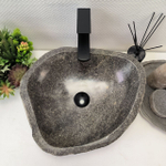 Раковина из речного камня RS-63860 (45*40*14) 0121