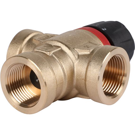 Клапан смесительный термостатический ROMMER ВР 3/4&quot; 35-60С KV 1,6 39432
