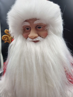 Дед Мороз 40см музыкальный в красной шубе ST201A