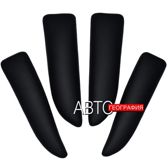 Мягкие накладки на ручки дверей Lada Priora (2007-2014) из экокожи