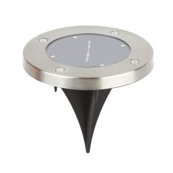 ERAST040-08 ЭРА Садовый светильник на солнечной батарее, сталь, пластик 13 см | Садовые декоративные светильники