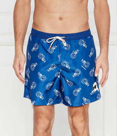 Шорты для плавания Karl Lagerfeld - голубой(241M2217)