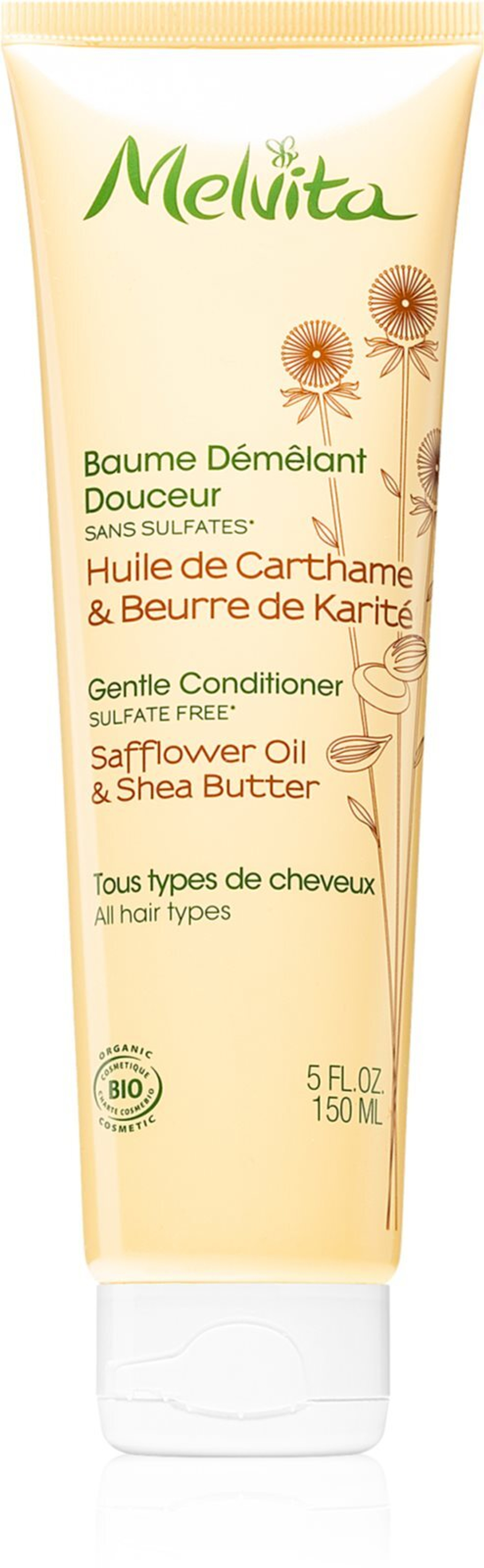 Melvita Baume Demêlant Douceur - мягкий кондиционер для всех типов волос /   150  ml  / GTIN 3284410031039