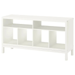 Тумба под ТВ с подставкой - IKEA KALLAX/КАЛЛАКС ИКЕА, 39х78х147 см, белый