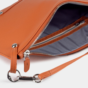 Сумка Tereze из кожи теленка, оранжевого цвета