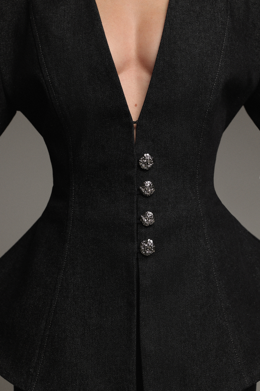 Жакет приталенный