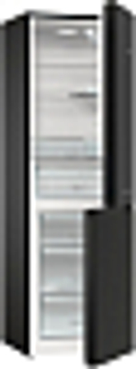 Отдельностоящий двухкамерный холодильник Gorenje RK6191SYBK