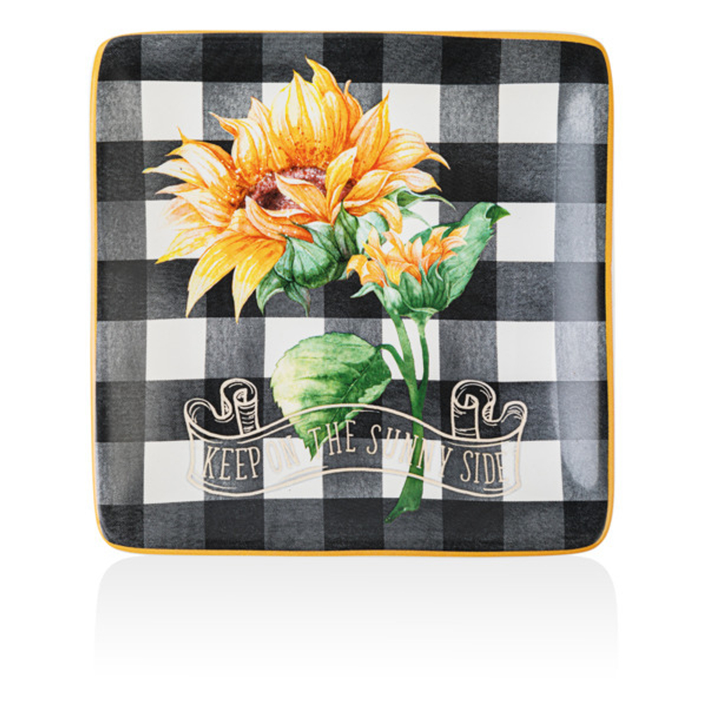 Тарелка пирожковая 15см Certified Int. Подсолнухи CER28176-4