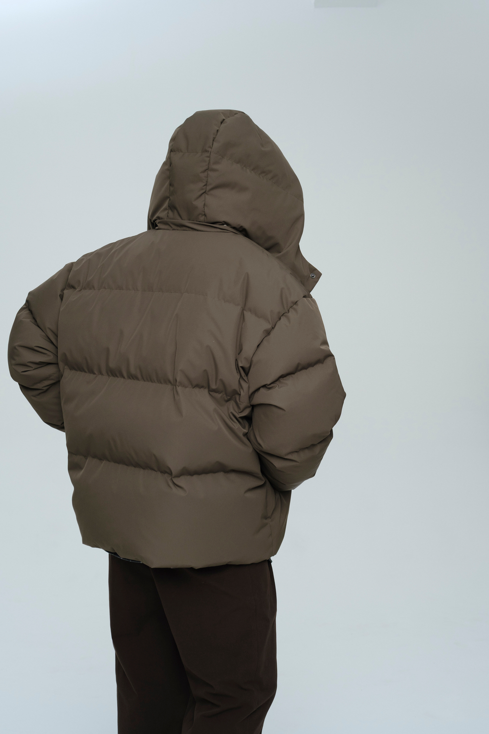 Пуховик с капюшоном | brown