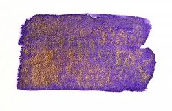 Чернила во флаконе Herbin Prestige Imperial Violet фиолетовые с золотыми блестками (15076JT)