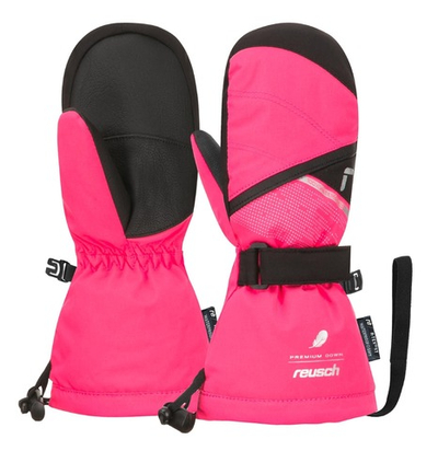 Варежки горнолыжные REUSCH Kaden Down R-Tex Xt Mitten Pink Glo (inch (дюйм):V)