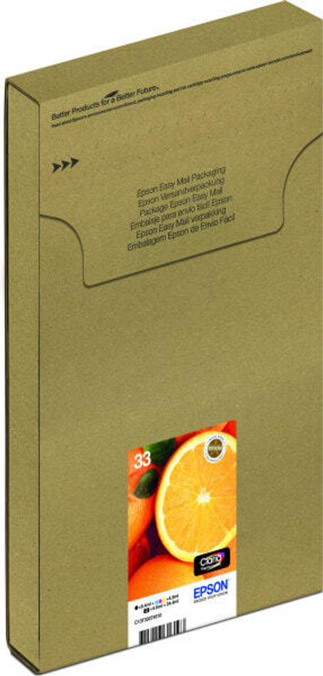 Epson Oranges C13T33374510 струйный картридж Подлинный Черный, Голубой, Пурпурный, Фото черный, Желтый 1 шт