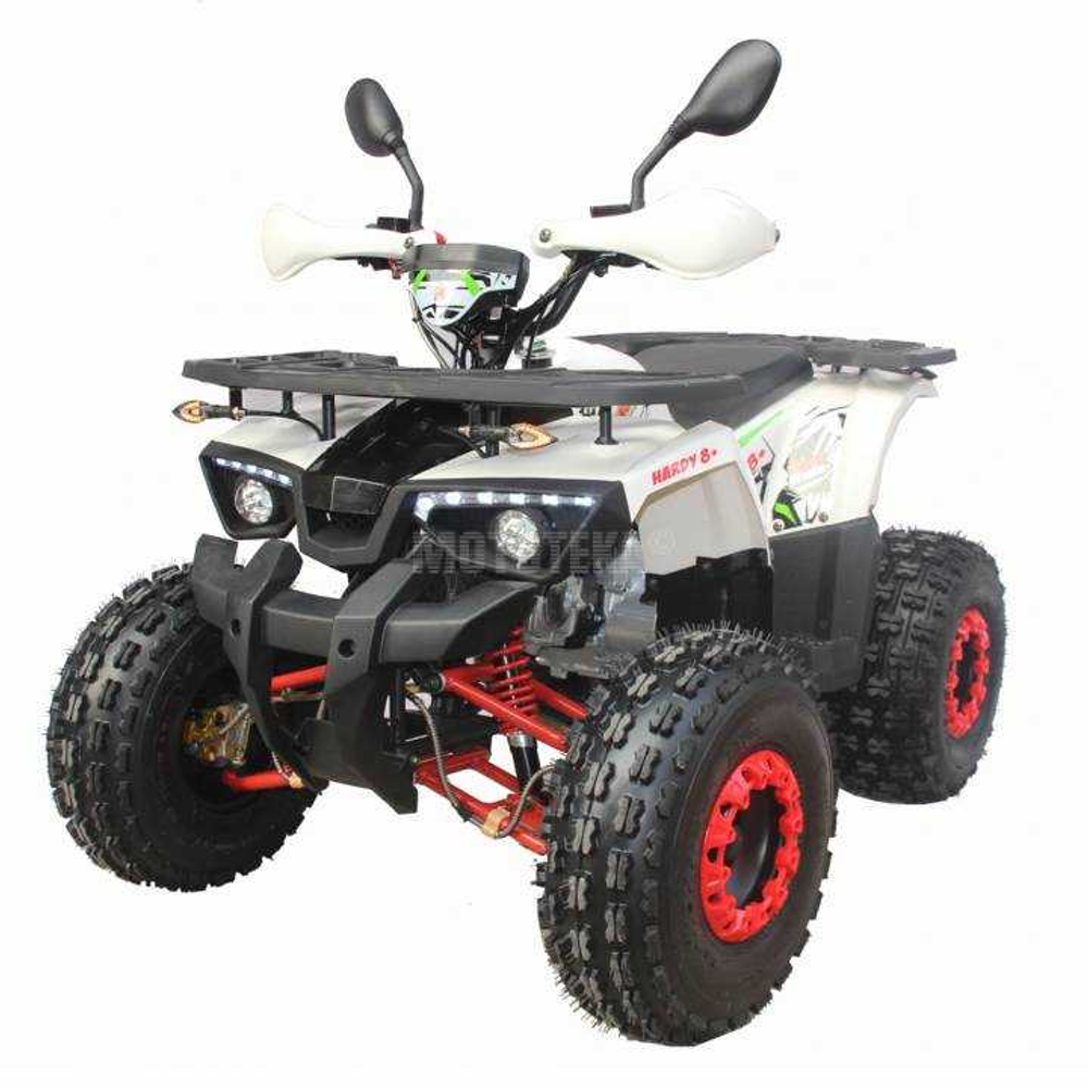 Квадроцикл детский MOWGLI (Маугли) HARDY 8+ красный (машинокомплект)