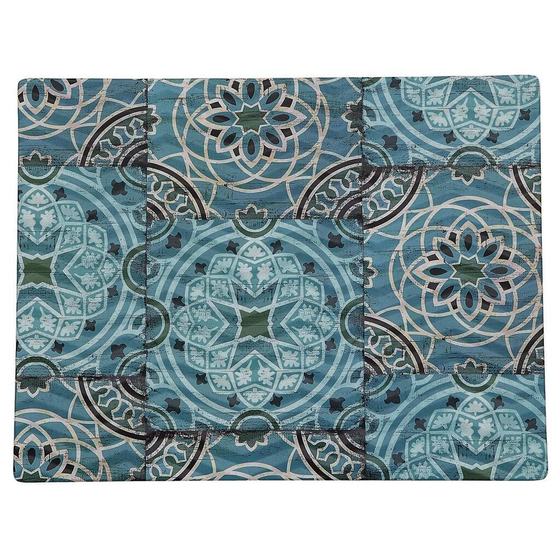 Блюдо 32,5*25*1,7 см прямоуг. Damask Blue пластик меламин P.L. Proff Cuisine